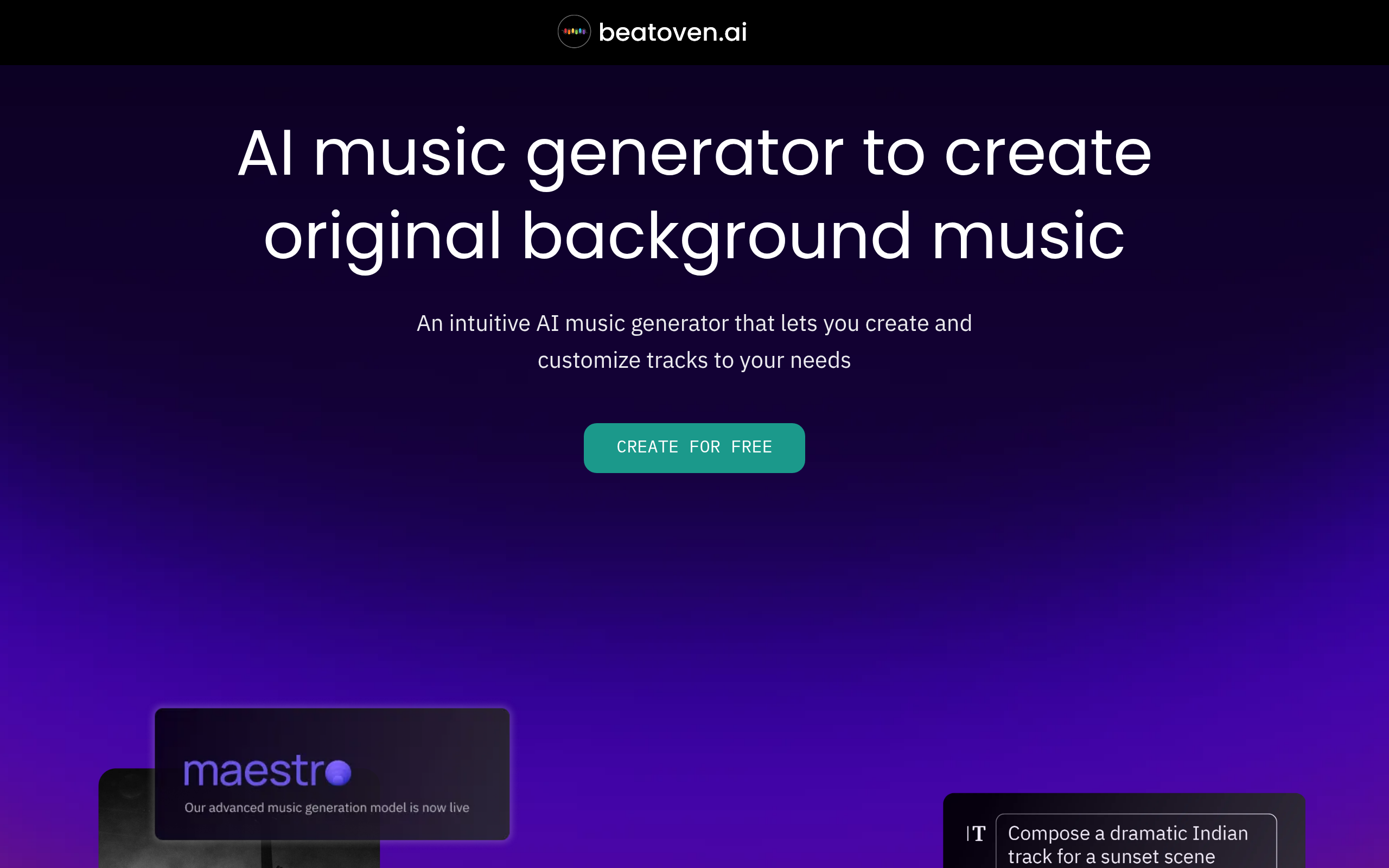 Beatoven.ai: Royalty Free AI Music Generator