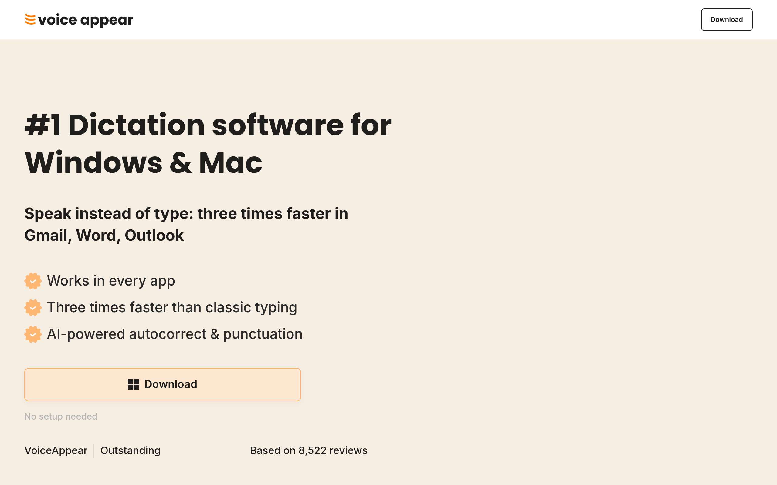 Dictation software for Windows &amp; Mac | VoiceAppear