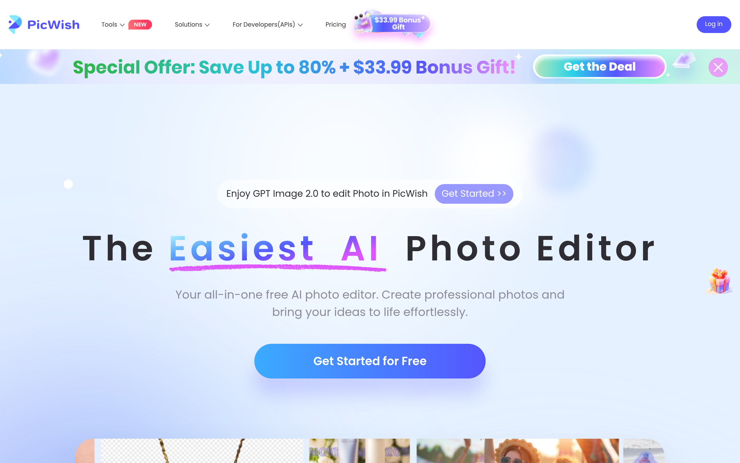 PicWish AI Photo Editor | Free Online Photo Editing Tools