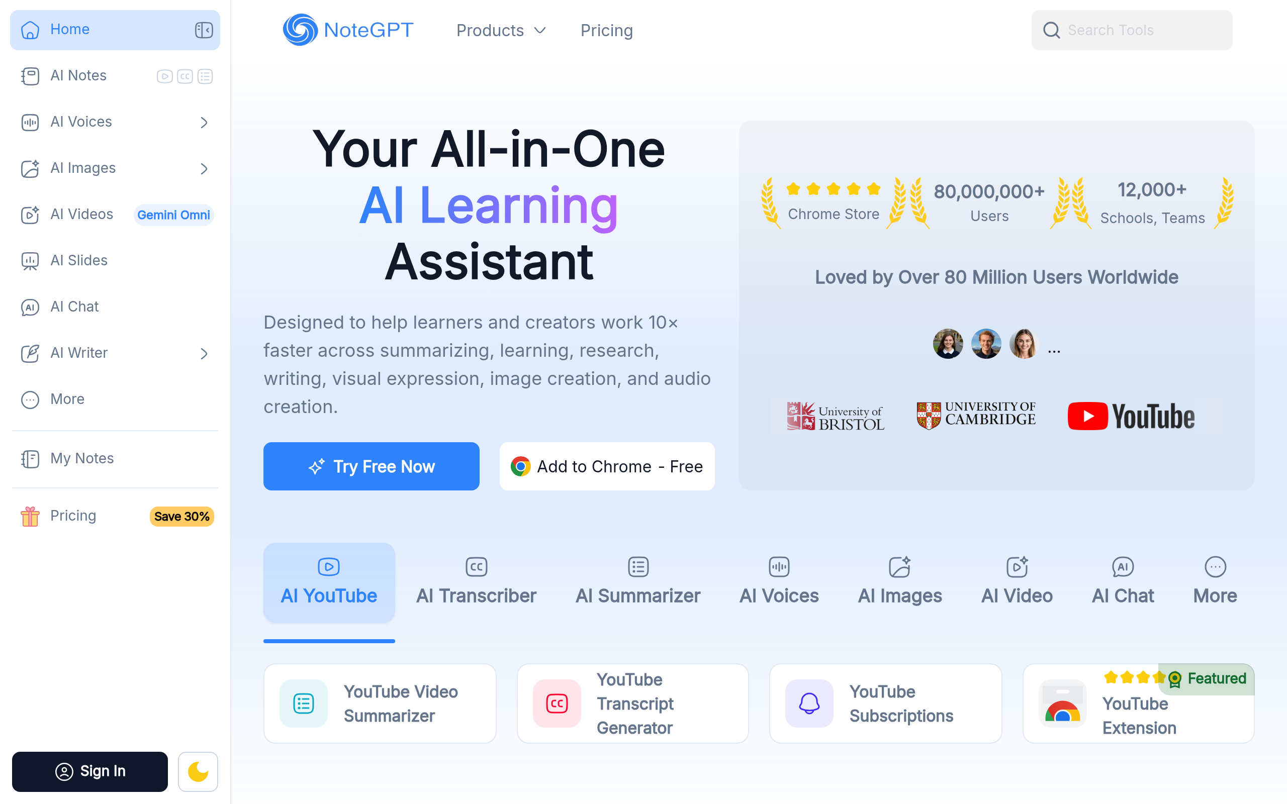 NoteGPT - Your All-in-One AI Learning Assistant. Summarize, Chat &amp; Write ...