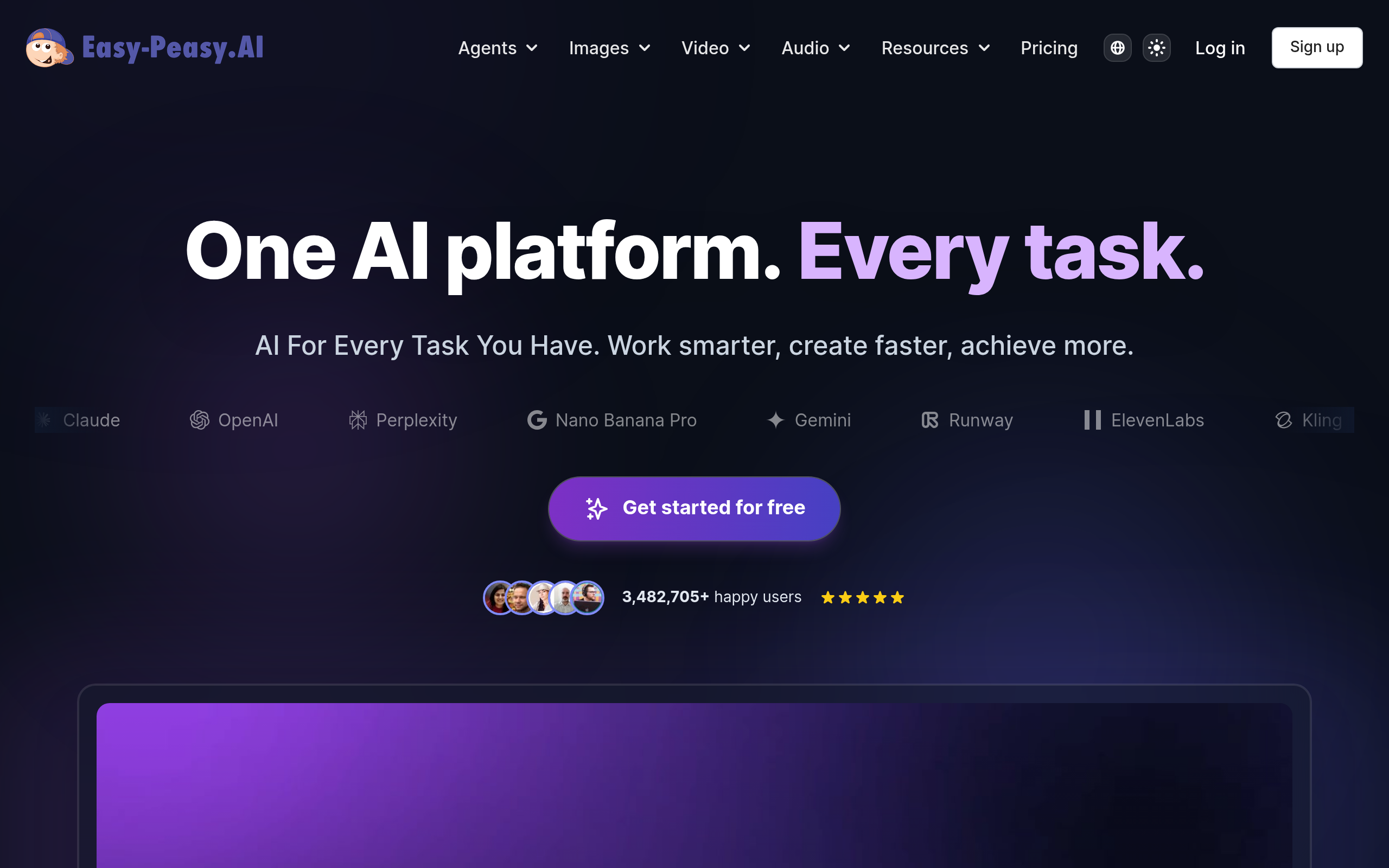 One AI platform. Every task.