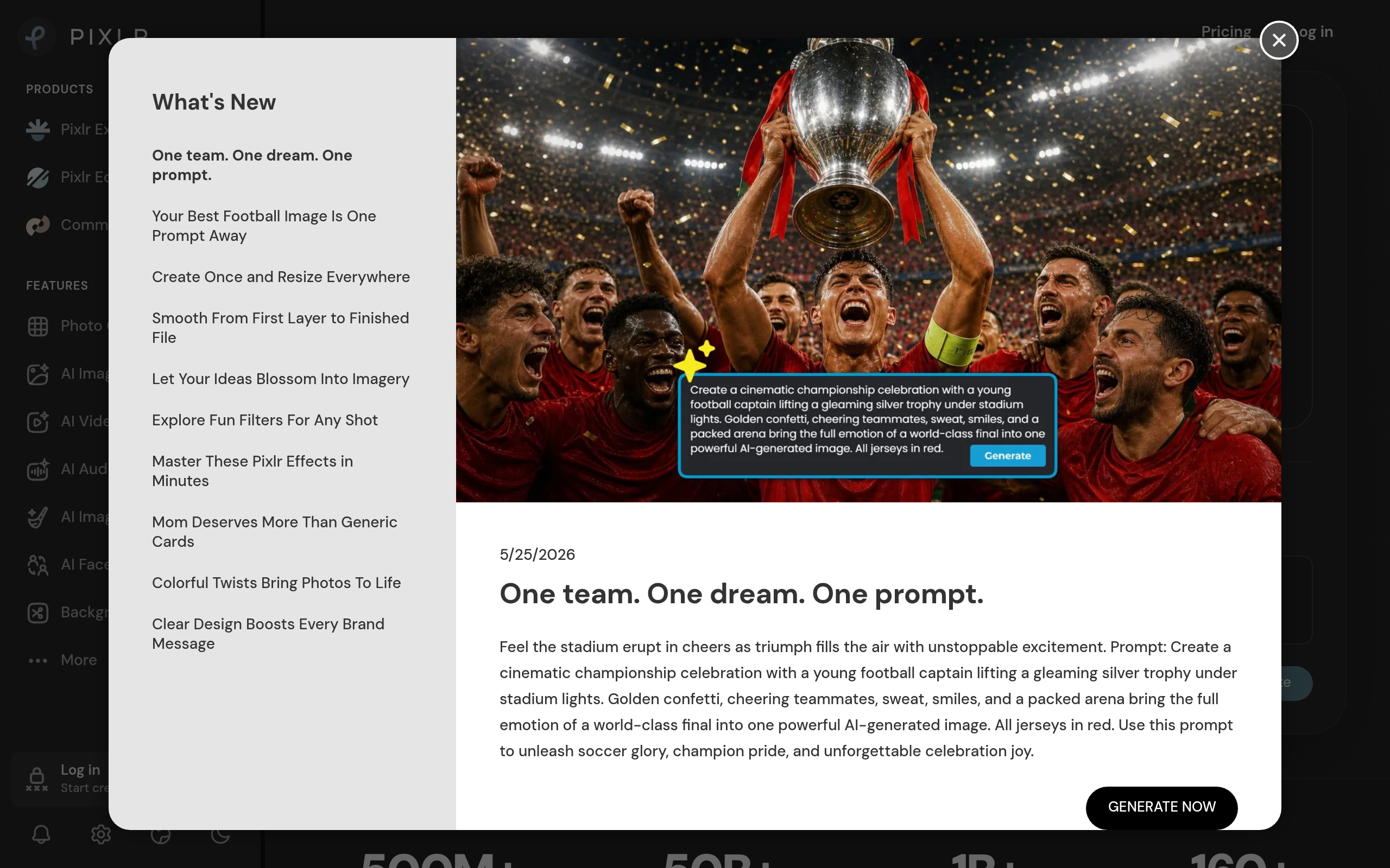 Free AI Photo Editor &amp; Image Generator Online | Pixlr
