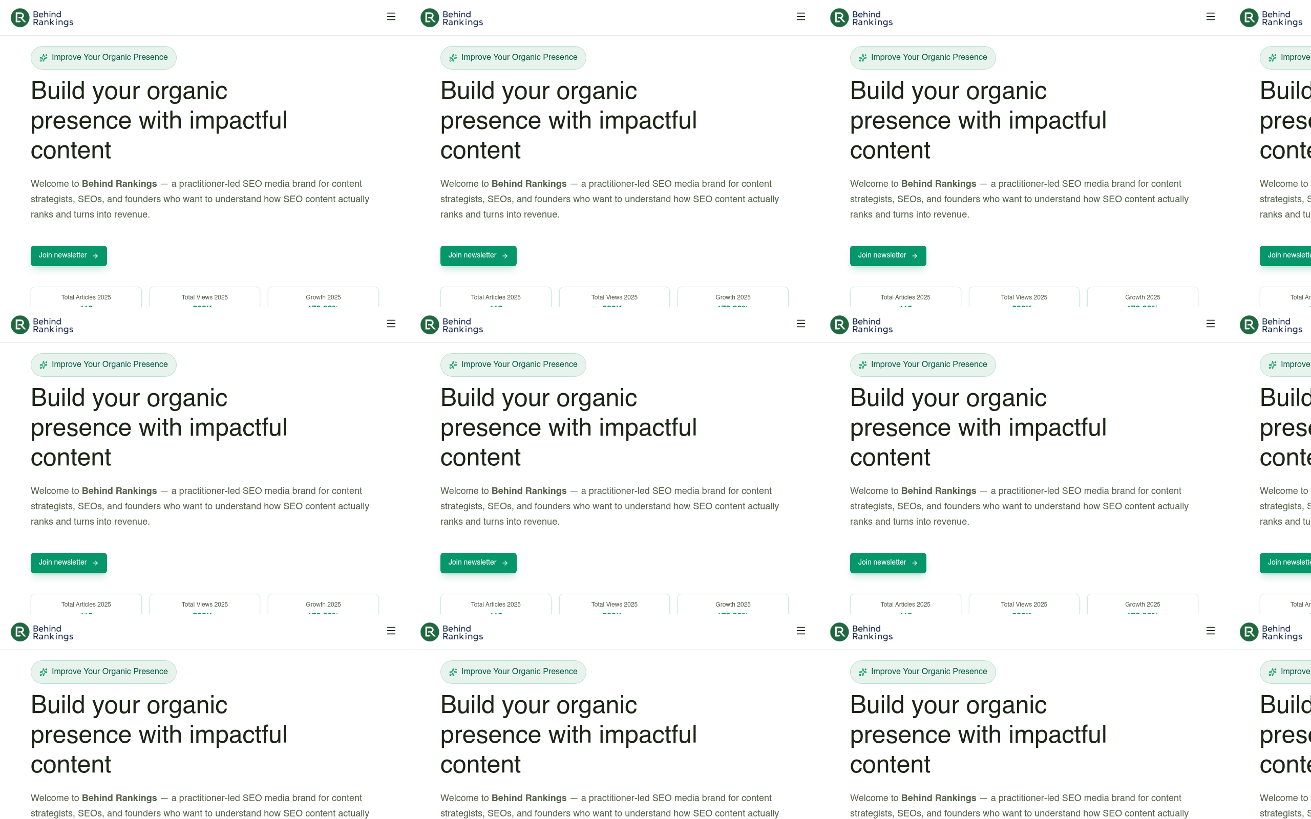 Behind Rankings: Practitioner-Led SEO &amp; AI Search Insights